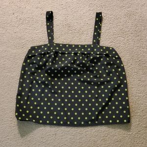 Kasper for ASL Black/Green polka dot Cami Size 10